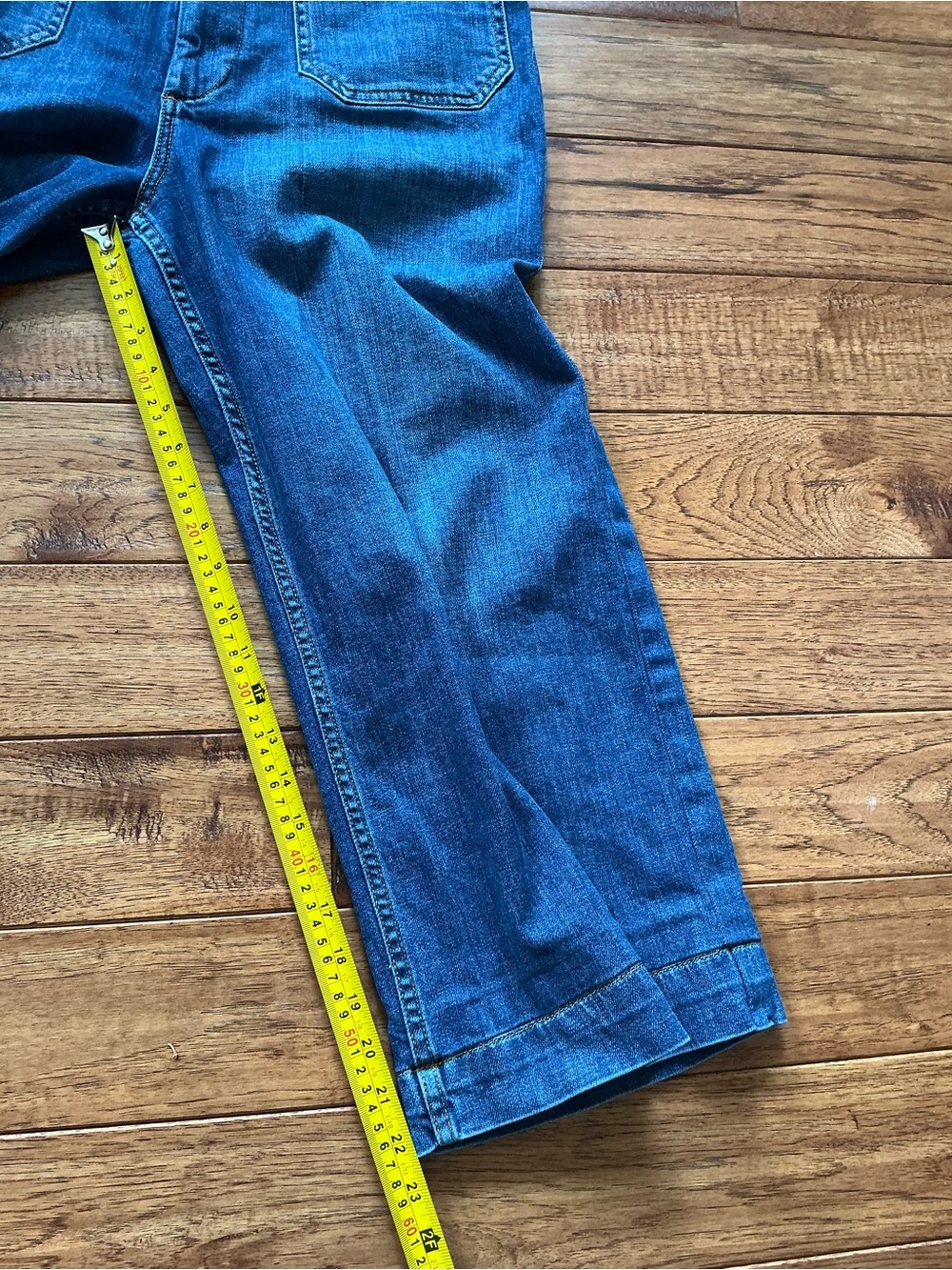 Anthropologie Maeve The Colette Cropped Wide Leg Jean, size 31 - Picture 2 of 6